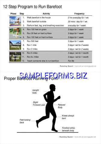 Proper Barefoot Running Form pdf free